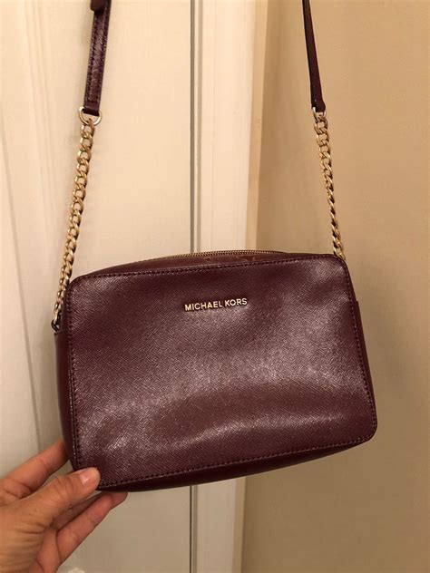 burgundy handbag michael kors|burgundy michael kors crossbody.